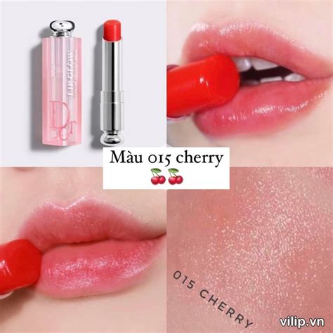 dior son duong mau cherry|Son Dưỡng Dior Addict Lip Glow Màu 015 Cherry.